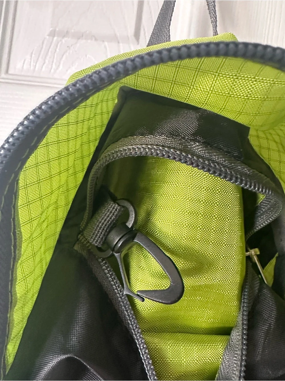 Wilcor Outdoors Packable Lightweight Daypack Backpack in Lime Green & Grey